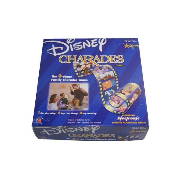 Mattel Disney Charades Game Electronic Family Party Board Game 100% Complete - Picture 1 of 7